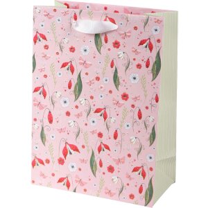 Tasca regalo Goldbuch Secret Garden rosa 30x21 cm