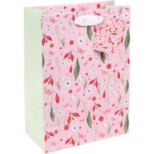 Tasca regalo Goldbuch Secret Garden rosa 30x21 cm