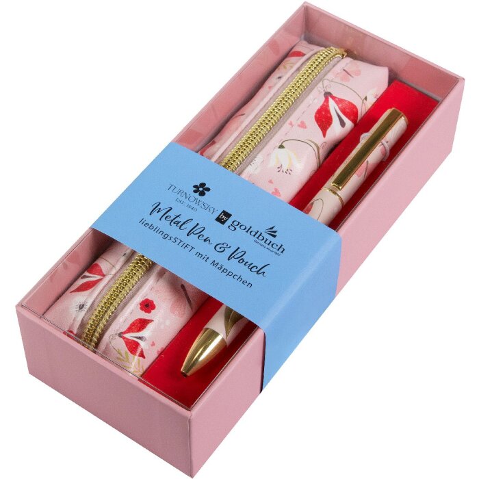 Set Goldbuch lieblingsSTIFT & Mäppchen Secret Garden rosa
