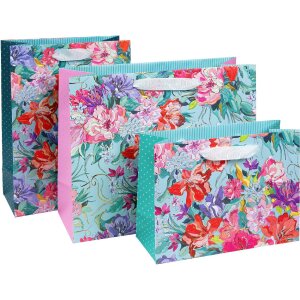 Tasca regalo Goldbuch Velvet Bloom 18x8 cm, Oro