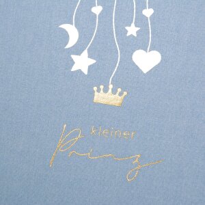 Quaderno per neonato Goldbuch Wolkenpoesie blu 24x22 cm