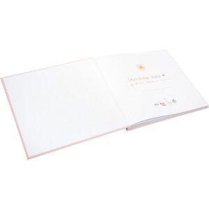 Diario per neonati Goldbuch Wolkenpoesie rosa 24x22 cm