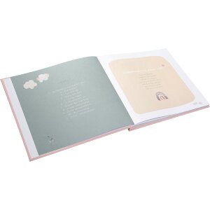 Diario per neonati Goldbuch Wolkenpoesie rosa 24x22 cm