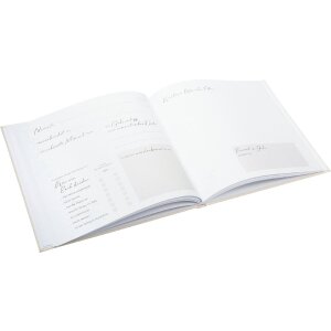 Libro degli ospiti Goldbuch Momento del cuore Beige 24x22 cm