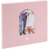 Libro degli ospiti Goldbuch Momento di cuore rosa 24x22 cm
