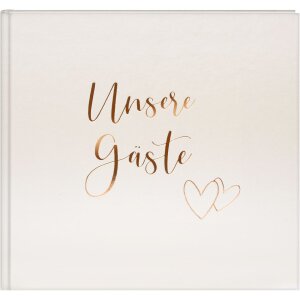 Goldbuch Gästebuch Herzklopfen 24x22 cm...