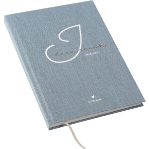 Goldbuch Notizbuch Ideenreich 15x22 cm Weiß Gold Leinenbindung mit Lesezeichen