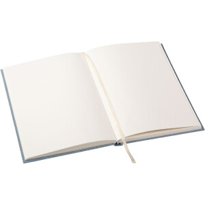 Goldbuch Notizbuch Ideenreich 15x22 cm Weiß Gold Leinenbindung mit Lesezeichen