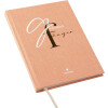 Goldbuch Notizbuch Gedankenfänger 15x22 cm 200 Seiten Leinenbindung Weiß Gold
