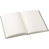 Goldbuch Notizbuch Manuscript 15x22 cm Weiß Gold Leinenbindung 200 Seiten