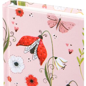 Notebook Goldbuch Secret Garden rosa 15x22 cm con 200 pagine bianche