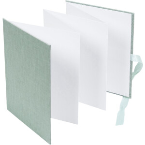 Goldbuch Leporello Summertime sage green 15,5x19 cm Leinen Fotoalbum