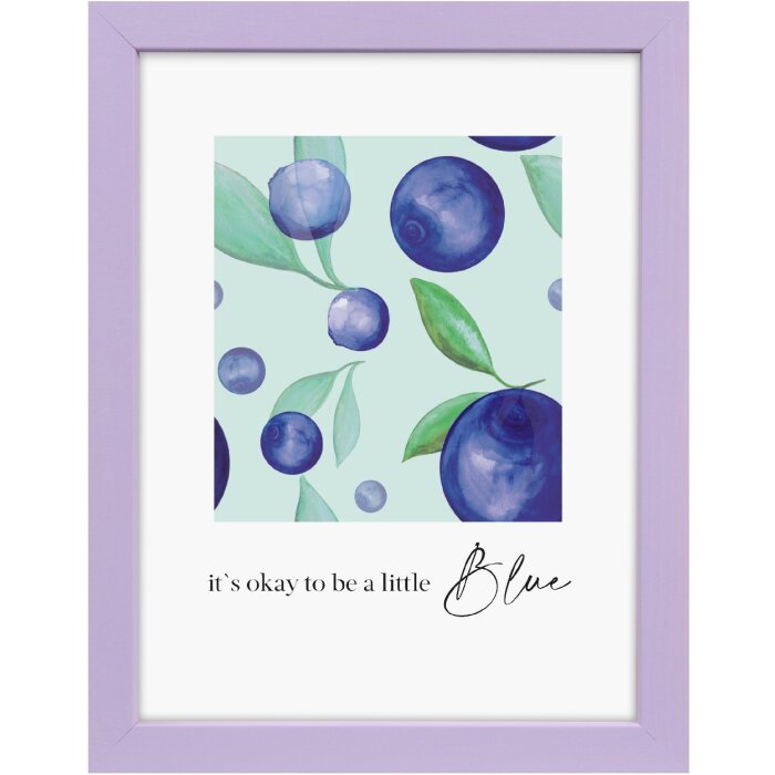 Cornice per foto Goldbuch Lunaro lilla delicato 15x20 cm con vetro normale