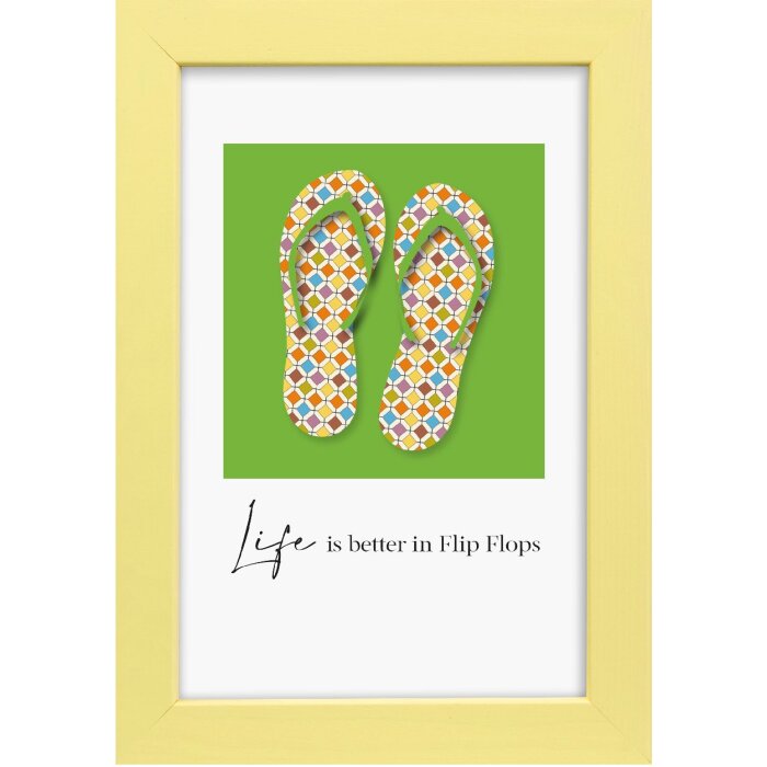 Cornice per foto Goldbuch Lunaro 10x15 cm Gialla con vetro normale