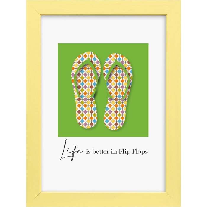 Cornice per foto Goldbuch Lunaro gialla 13x18 cm con vetro normale