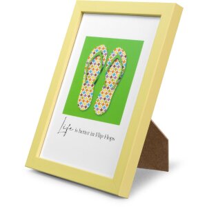 Cornice per foto Goldbuch Lunaro gialla 13x18 cm con vetro normale