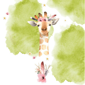 Goldbuch Geschwistertüte Giraffe 35x11 cm Lackkarton...