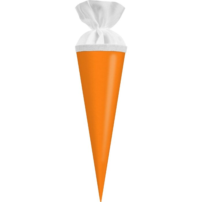 Tasca regalo Goldbuch con chiusura in feltro neon arancione 10x30 cm