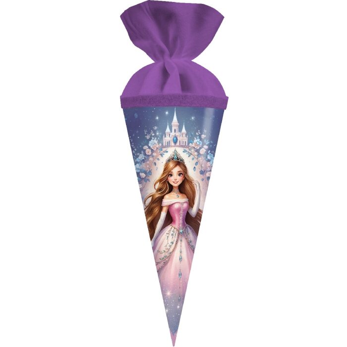 Borsa Goldbuch Principessa Splendore Stellare 50 cm diametro, chiusura a pelliccia colorata