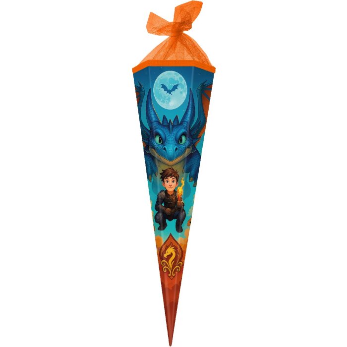 Scatola regalo scolastica Goldbuch 85 cm esagonale Drachenfreund 85x19 cm