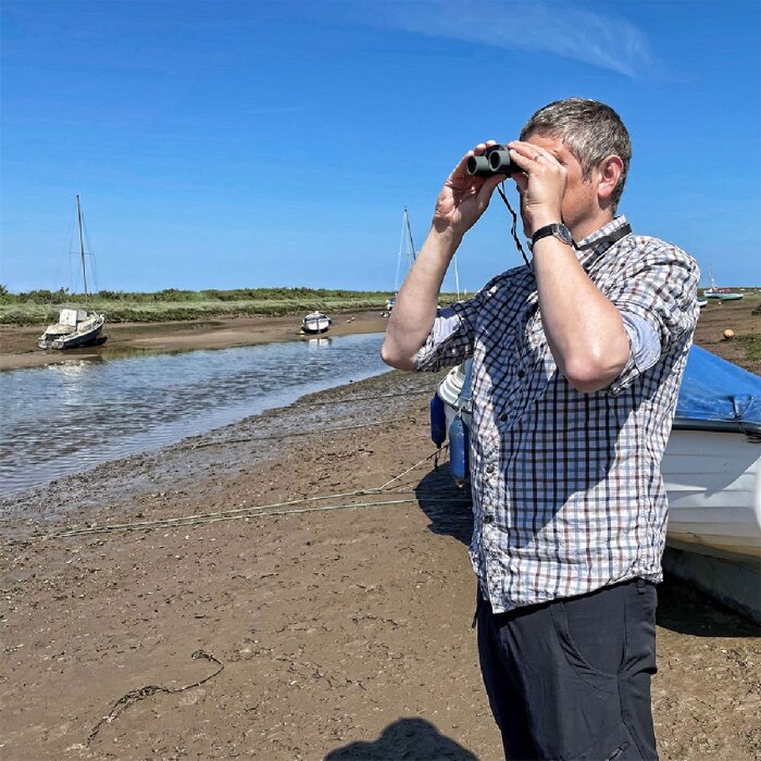 Binocolo Kowa SVII 10x25 Argento, ingrandimento 10x, obiettivo 25 mm