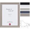 Cornice per foto in legno massiccio Effect Spiegel Profil 2420 5 colori nero bianco grigio chiaro grigio marrone chiaro 7x10 fino a 70x100 cm