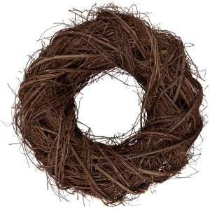 Corona decorativa in rattan Clayre & Eef Marrone...