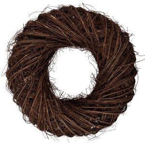 Corona decorativa in rattan Clayre & Eef Marrone...