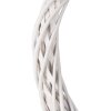 Corona di Natale in rattan bianco Clayre & Eef Ø 30x4 cm
