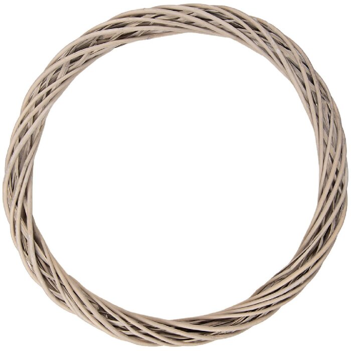 Ghirlanda natalizia in rattan marrone Clayre & Eef 6RO003XL Ø 50 cm