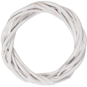 Corona di Natale in Rattan Bianco Clayre & Eef...