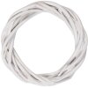 Corona di Natale in Rattan Bianco Clayre & Eef Ø 10x2 cm
