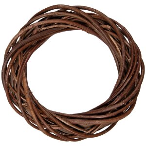 Corona decorativa in rattan marrone Clayre & Eef...