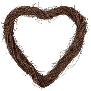 Decorazione a forma di cuore in rattan Clayre & Eef...