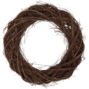 Corona natalizia in rattan marrone Clayre & Eef...