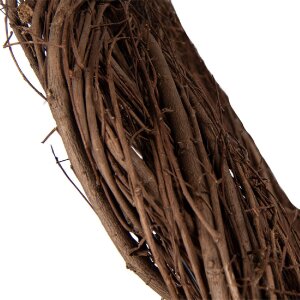 Corona natalizia in rattan marrone Clayre & Eef...