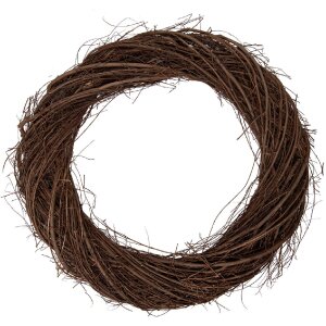 Girofiorito natalizio in rattan Clayre & Eef Marrone...