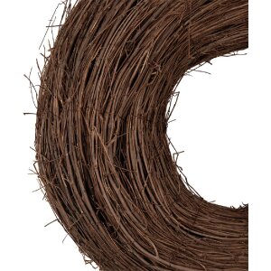 Corona decorativa in rattan marrone Clayre & Eef...