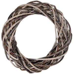 Decorazione a corona in rattan marrone-beige Clayre &...