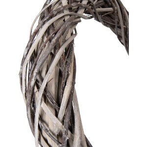 Decorazione a corona in rattan marrone-beige Clayre &...