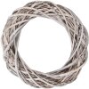 Decorazione corona in rattan naturale Clayre & Eef 6RO0610SW Bianco Ø 20 cm
