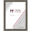 Cornice per foto Barock legno MendeFrames H530 argento 30x90 cm vetro museale