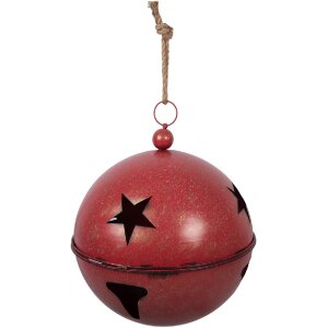 Decorazione Campana Clayre & Eef Rosso Ø 60 50...