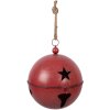 Decorazione Campana Clayre & Eef Rosso Ø 60 50 40 cm