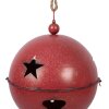 Decorazione Campana Clayre & Eef Rosso Ø 60 50 40 cm