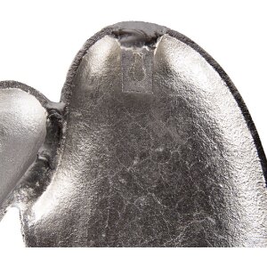 Decorazione da parete ali di angelo con cuore Clayre & Eef 6AL0074 argento 38x3x46 cm