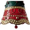 Campana da esterno Clayre & Eef 6Y5987 Rosso-Verde Ø 24x31 cm