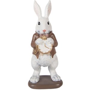 Decorazione coniglietto Clayre & Eef bianco-marrone...