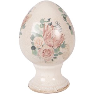 Decorazione uovo su piede Clayre & Eef Ø 9x14...