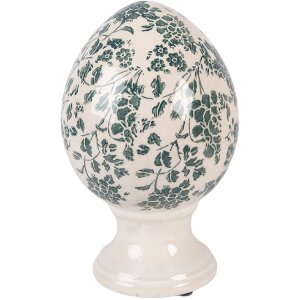 Decorazione uovo su piede Clayre & Eef Ø 12x19...